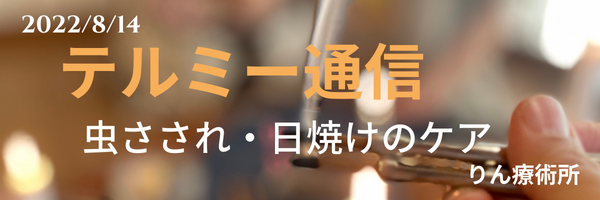 テルミー通信　　虫さされ・日焼け